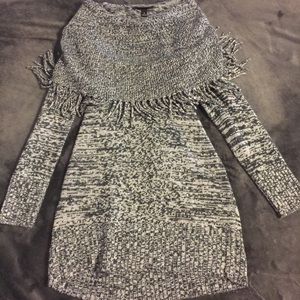Allison Britney tassel sweater dress